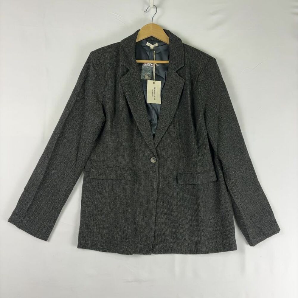 Tea n Rose Herringbone Blazer